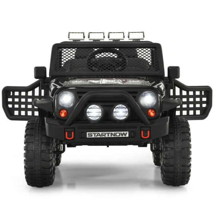 Electric Ride-On Truck for Kids with Remote Control, Lights, and Music - Perfect for Outdoor Fun!