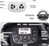 Electric Ride-On Truck for Kids with Remote Control, MP3 and Bluetooth - White