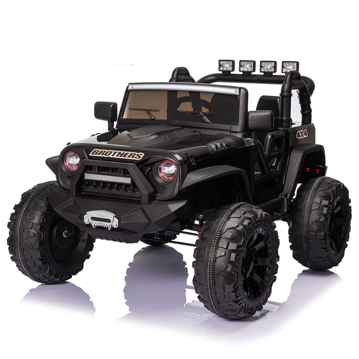 Premium 24V 2-Seater Electric Ride-On Car for Kids with LED Lights and Powerful 200W Motors