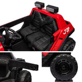 Electric Ride-On Truck for Kids with Remote Control, Music, LED Lights, and USB MP3