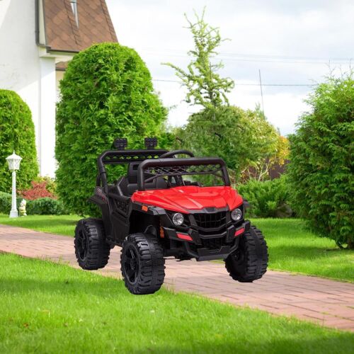 Electric Ride-On Truck for Kids with Seat Belt and Remote Control - 12V US Model