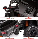 Electric Ride-On Truck for Kids with Seat Belt and Remote Control - 12V US Model