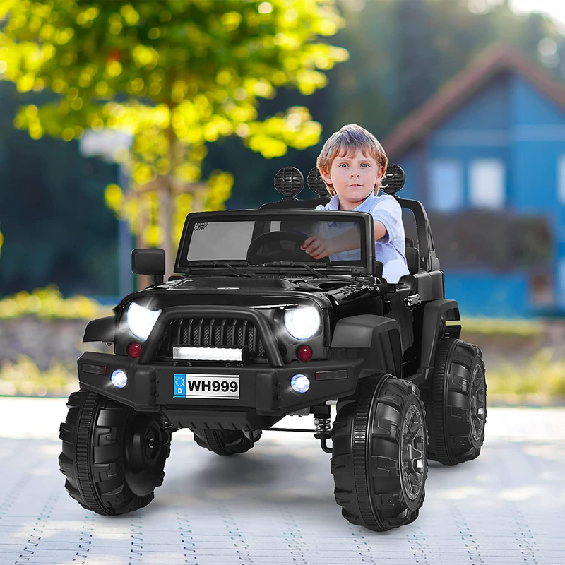 Electric Ride-On Truck for Kids with Spring Suspension and 12V Battery Power