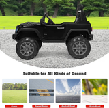 Electric Ride-On Truck for Kids with Spring Suspension and 12V Battery Power