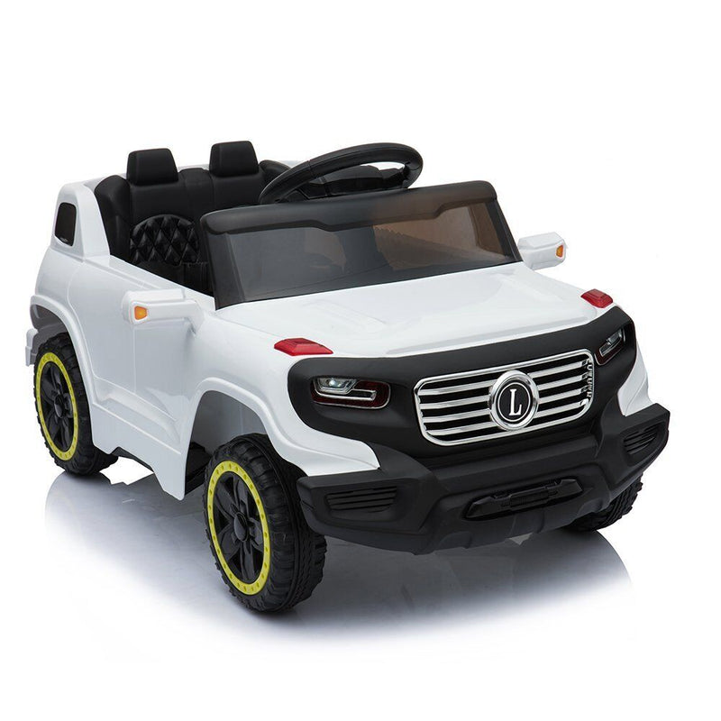 Electric Ride On Truck Toy Car for Kids with Remote Control and LED Lights - 3 Speed Options