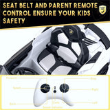Electric Sport Car Toy for Kids with LED Lights - Perfect Xmas Gift!