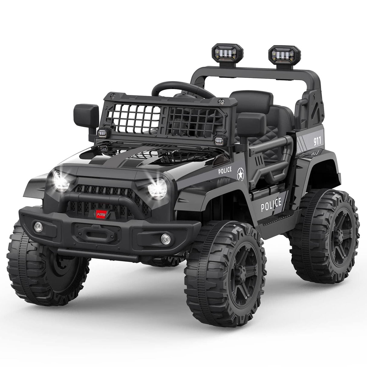Electric Toy Jeep for Kids with Bluetooth Remote Control - Perfect Xmas Gift!