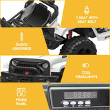 Premium 12V Electric Ride-On Truck for Kids with Remote Control and 2 Speed Options - LED Lights Included