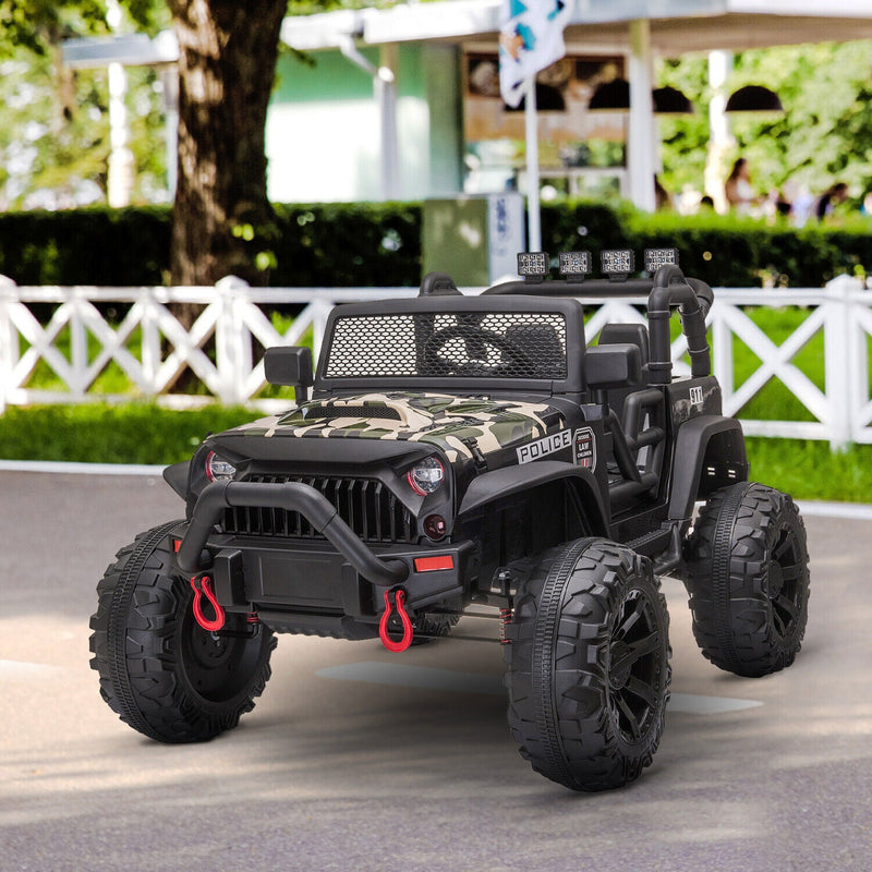 Electric UTV Truck for Kids with Bluetooth Music and Dual Motors