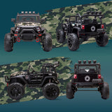 Electric UTV Truck for Kids with Bluetooth Music and Dual Motors