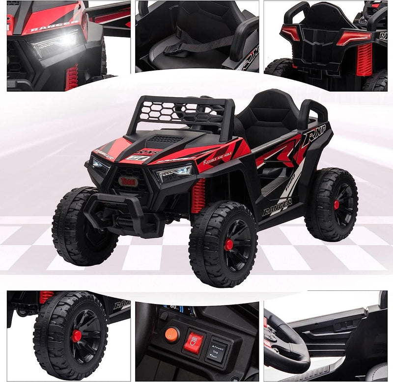 Electric UTV Truck Ride-On Car for Kids - Off-Road Adventure with Double Doors