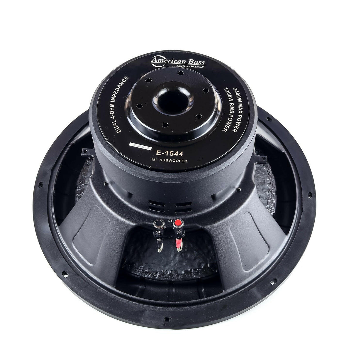 Elite 15″ Car Subwoofer | 1200 Watts RMS | Dual Voice Coil 4 Ohm