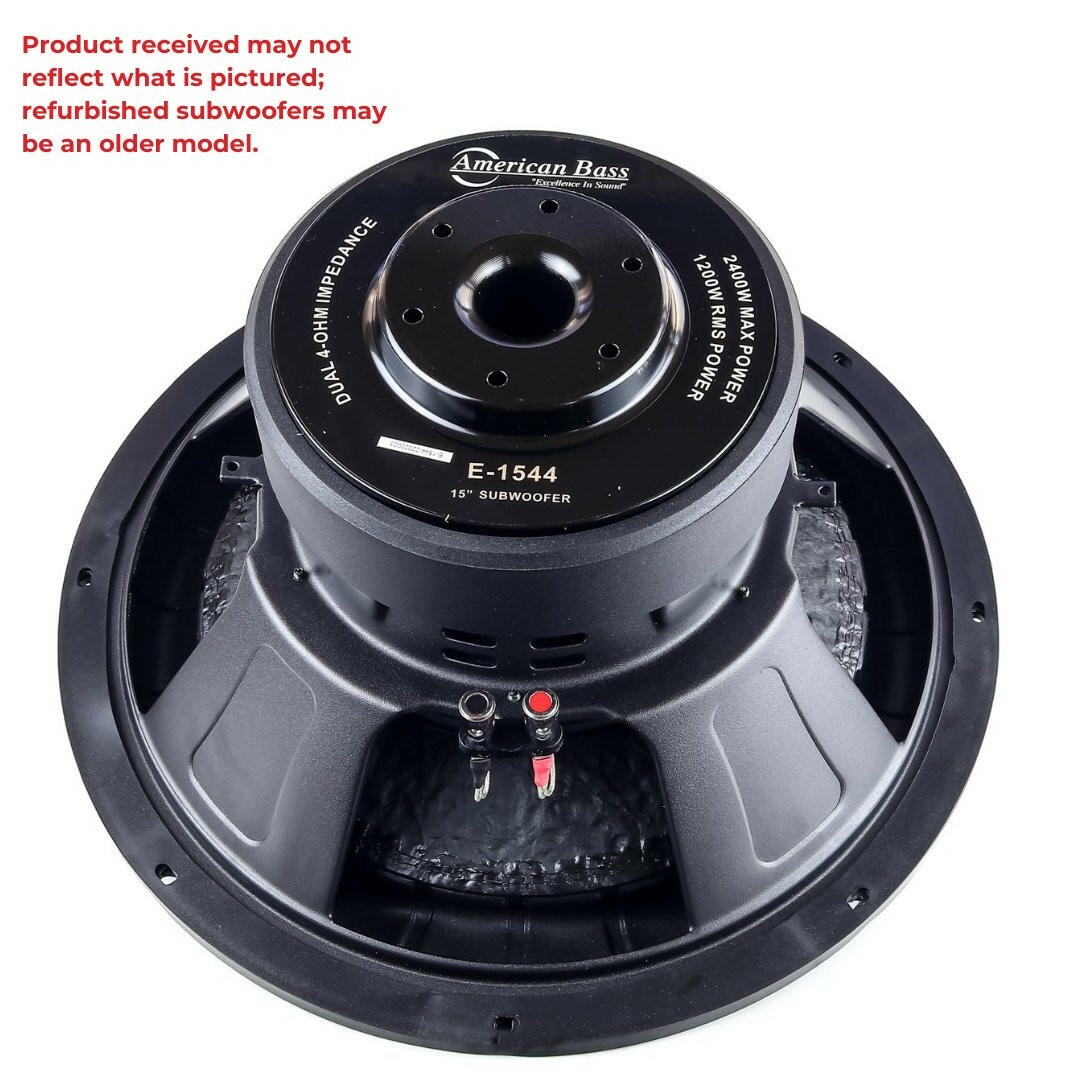 Elite 15" Subwoofer Refurbished