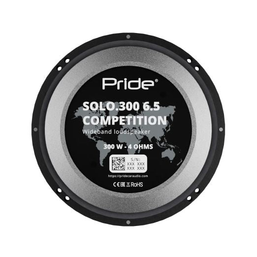 Pride Audio Solo 300 Competition 6.5" 300W RMS Midrange Speakers (Pair) Pride Audio