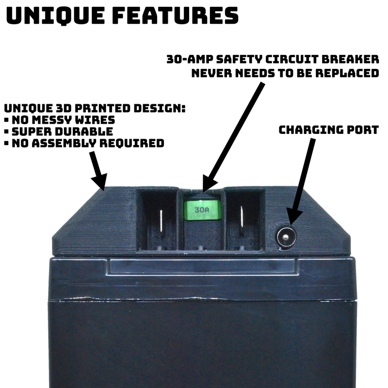 Enhanced 12V 15Ah Battery for Power Wheels, Outperforms Fisher Price 9.5Ah 12Ah