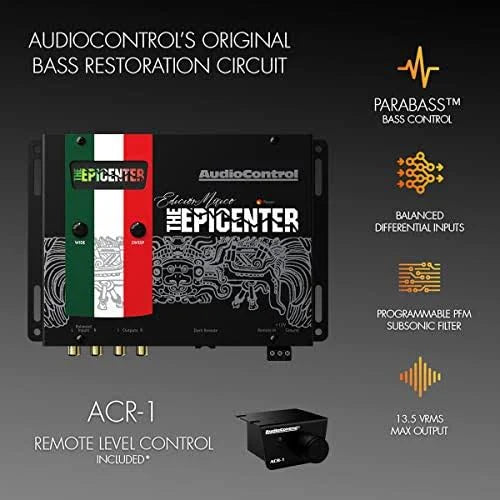 AudioControl Epicenter Mexico Edition Bass Restoration Processor With Remote Bass Level Control AudioControl