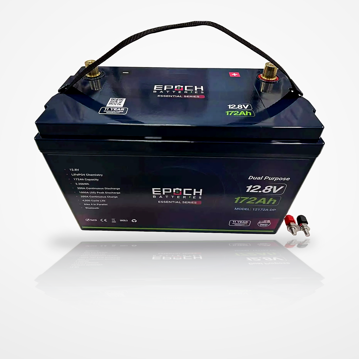 Epoch Batteries 12V 172Ah Dual-Purpose LiFePO4 Battery