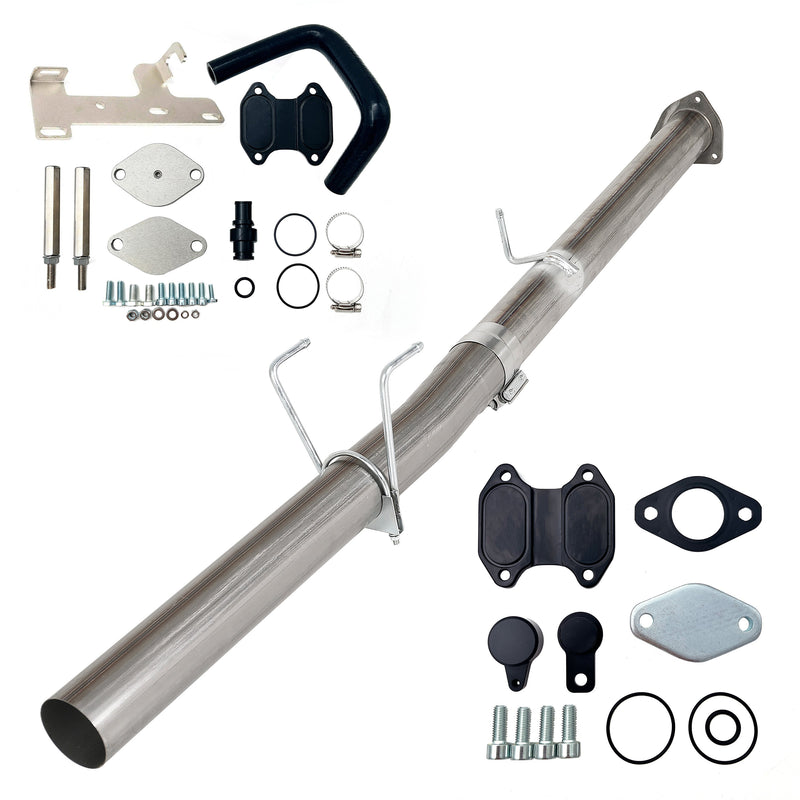 2013-2018 6.7L Ram Cummins Cab & Chassis 4" DPF Pipe & EGR Cooler Delete Kit