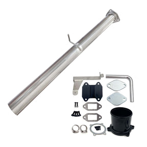 TruckTok 2007-2009 6.7L Ram Cummins 4" DPF Race Pipe & EGR cooler Delete Kit TruckTok