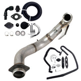TruckTok 2015-2019 Ford 6.7L Powerstroke 4" Turbo Downpipe w/EGR delete kit TruckTok