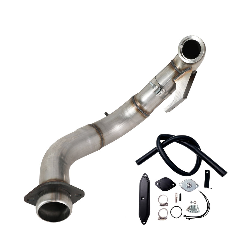 TruckTok 2015-2019 Ford 6.7L Powerstroke 4" Turbo Downpipe w/EGR delete kit