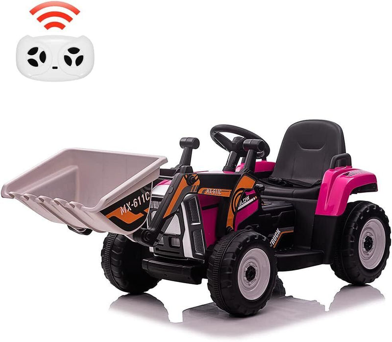 Excavator Ride-On Toy for Kids with Remote Control and 2+1 Gear Shift