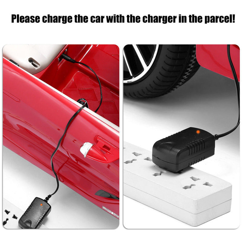 12V Bentley Style Kids Ride On Electric Toy Car with Remote Control and LED Lights