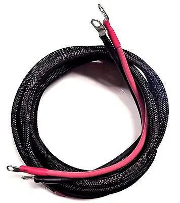 # 6 GAUGE HD 13 FT YAMAHA/MERCURY OUTBOARD BOAT BATTERY CABLES U.S.A MADE ACDCWIREANDSUPPLY