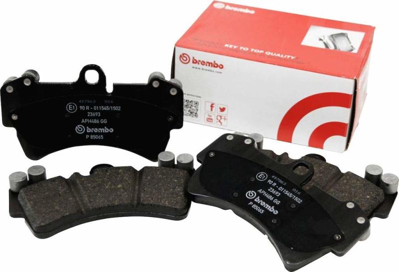 Plaquettes de frein Brembo 09-18 Nissan GT-R/15-19 Chevy Corvette/09-15 CTS Premium Low-Met équivalentes d'origine - Avant