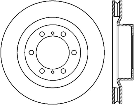 Disque de frein sport avant droit fendu StopTech 10-17 Lexus GX460 / 10-17 Toyota 4Runner Cryo