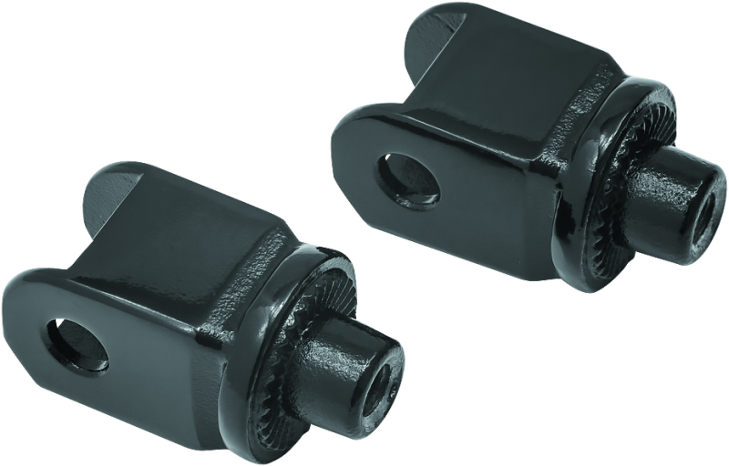 Adaptateur cannelé Kuryakyn Honda noir brillant