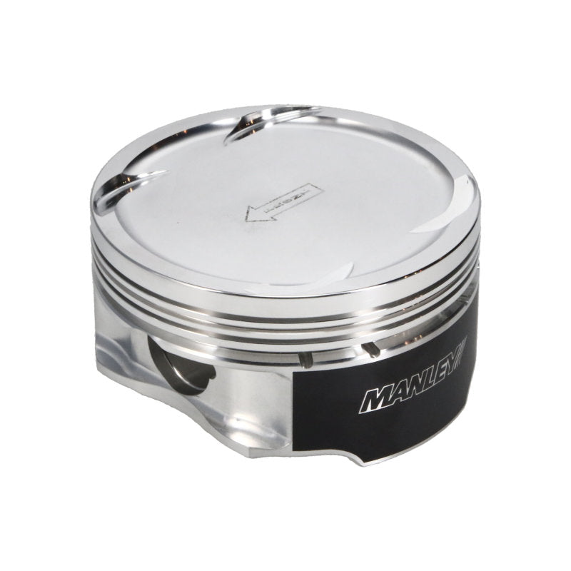 Manley 03-07 Nissan 350Z/Maxima 81,4 mm Stroker 95,75 mm + 0,25 mm Alésage 8,5:1 Ensemble de pistons à cuvette avec segments