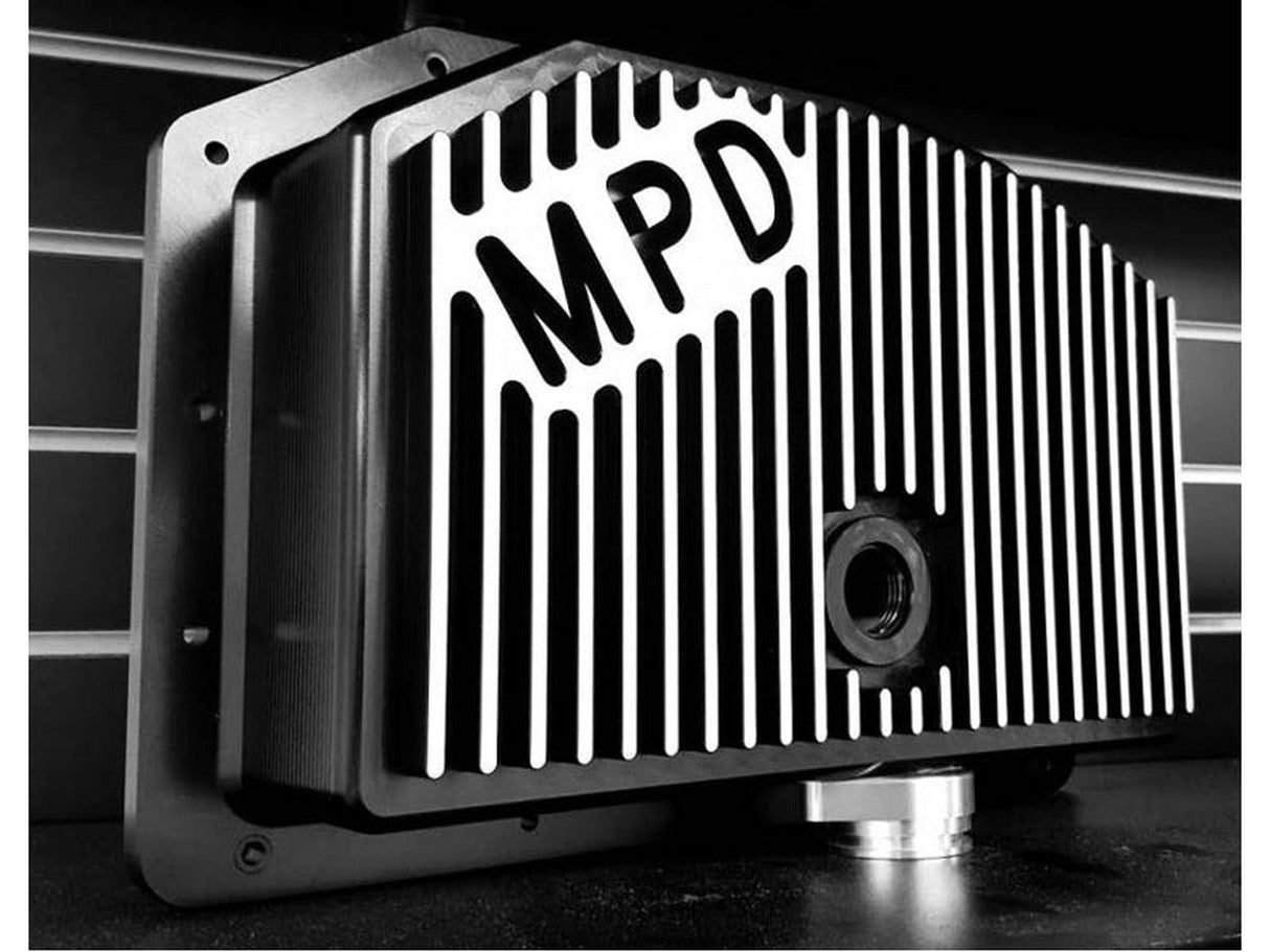 MPP Billet Oil Pan with Secondary Turbo Drain Bung, 2011-2021 Ford 6.7L Powerstroke Maryland Performance Products