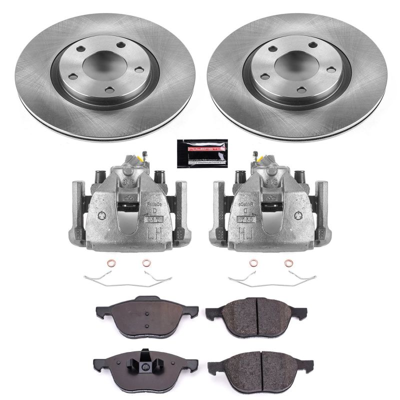 Kit de freins avant Power Stop Autospecialty pour Mazda 3 2008 avec étriers
