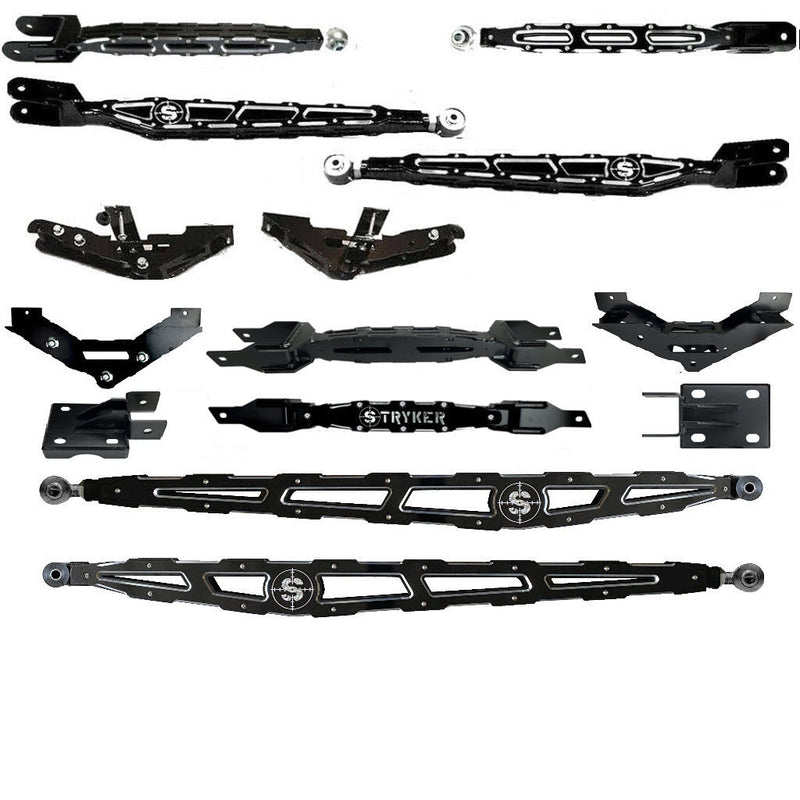 10" to 14" F250 F350 LONG ARM 4-Link Lift Upgrade for 2011-2016 Super Duty Stryker Off Road Design
