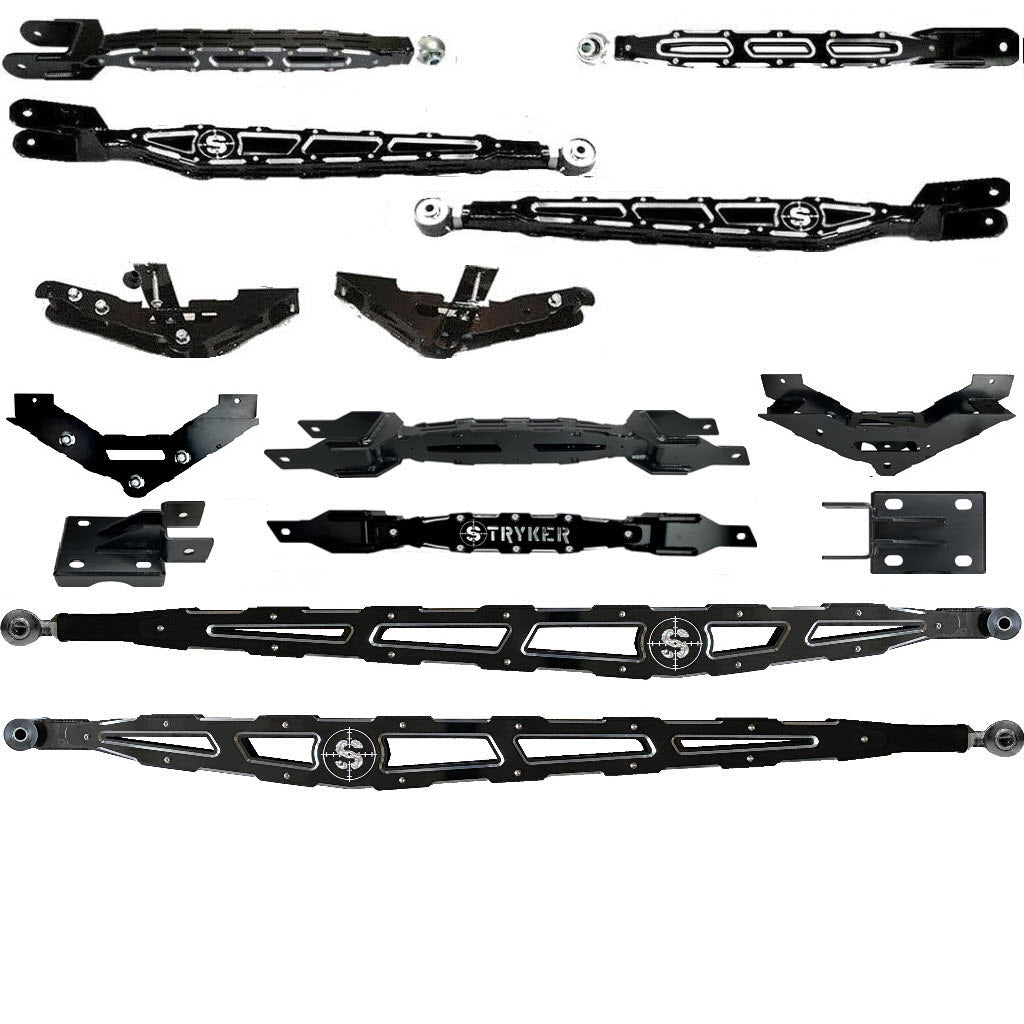 10" to 14" F450 LONG ARM 4-Link Lift Upgrade for 2023 to 2026 Super Duty Stryker Off Road Design