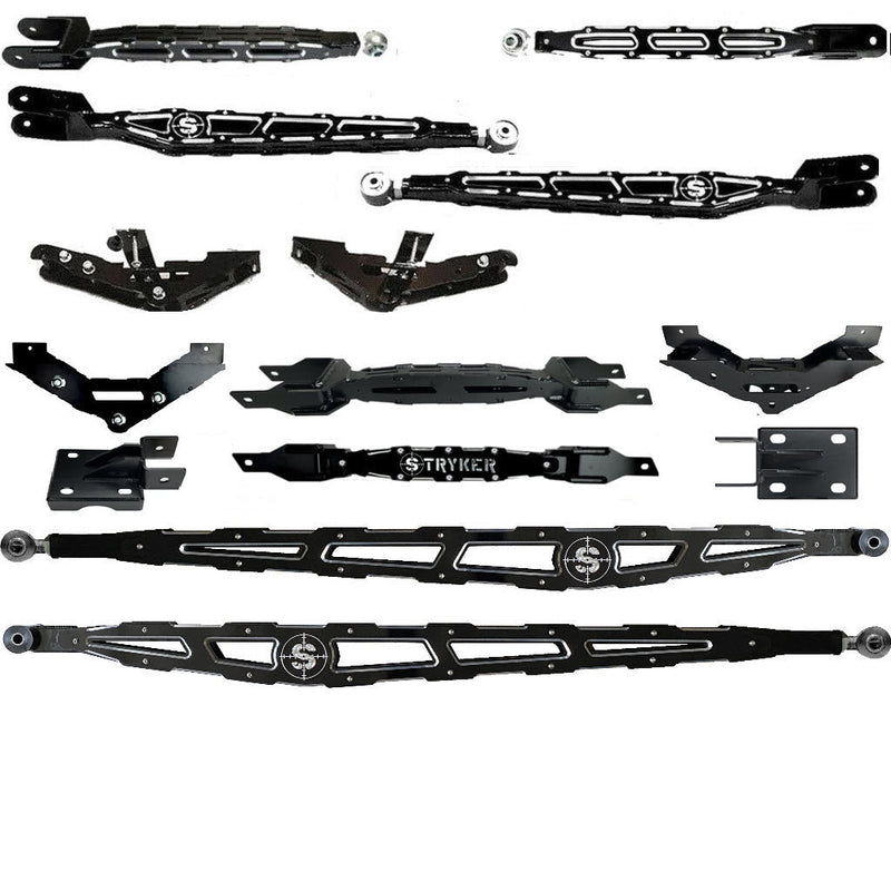 10" to 14" F450 LONG ARM 4-Link Lift Upgrade for 2023 to 2026 Super Duty Stryker Off Road Design