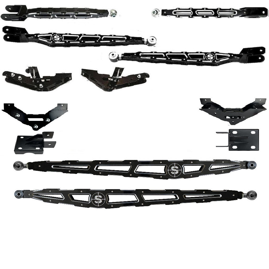 10" to 14" F250 F350 LONG ARM 4-Link Lift Upgrade for 2011-2016 Super Duty Stryker Off Road Design