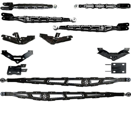 10" to 14" F250 F350 LONG ARM 4-Link Lift Upgrade for 2023 to 2026 Super Duty Stryker Off Road Design