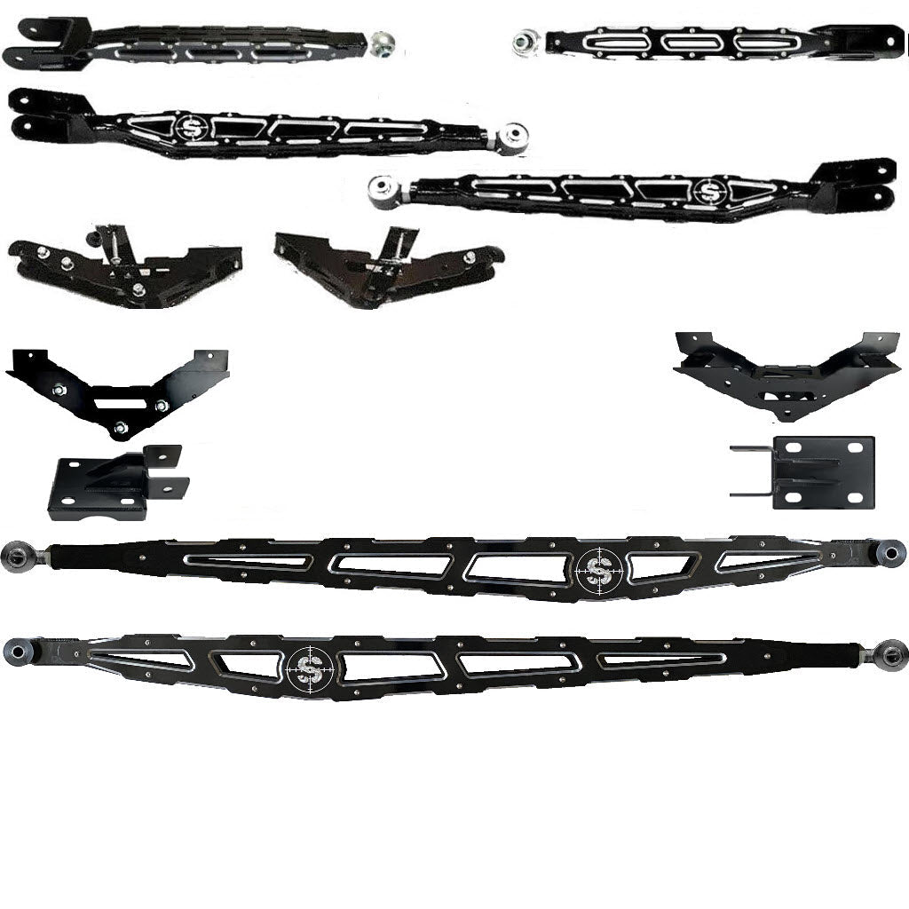 10" to 14" F250 F350 LONG ARM 4-Link Lift Upgrade for 2011-2016 Super Duty Stryker Off Road Design