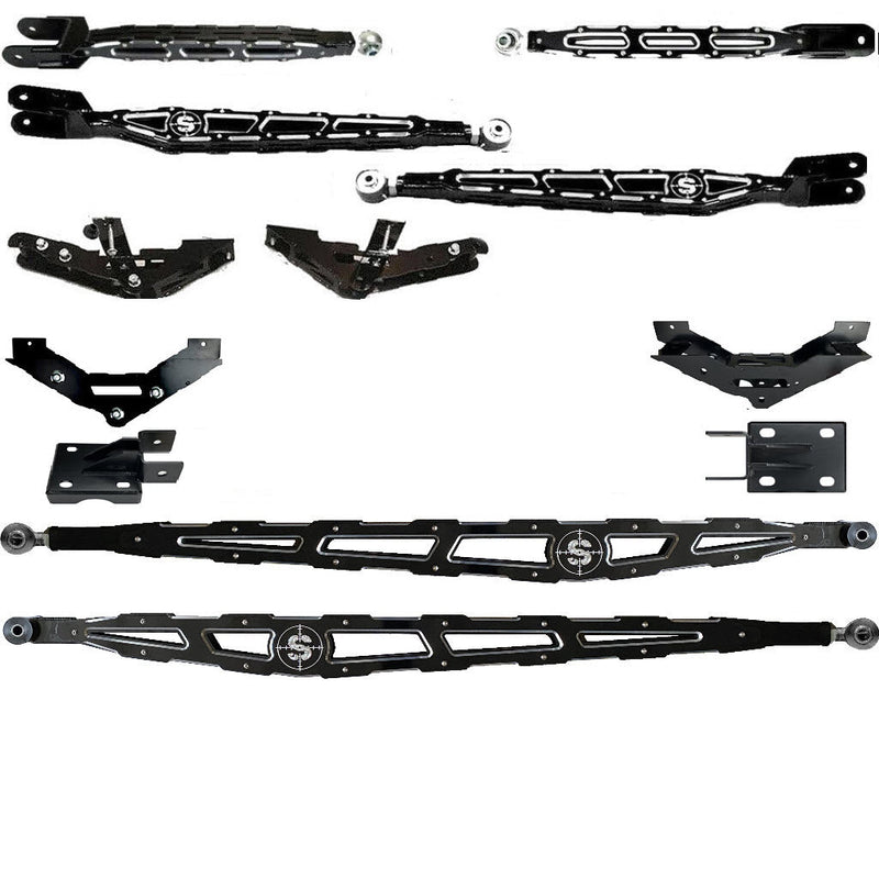 10" to 14" F450 LONG ARM 4-Link Lift Upgrade for 2023 to 2026 Super Duty Stryker Off Road Design