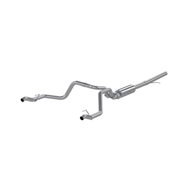 MBRP 2019 Chevrolet Silverado 1500 4,3 L/5,3 L 2,5 po Cat Back Double sortie arrière - Aluminisé