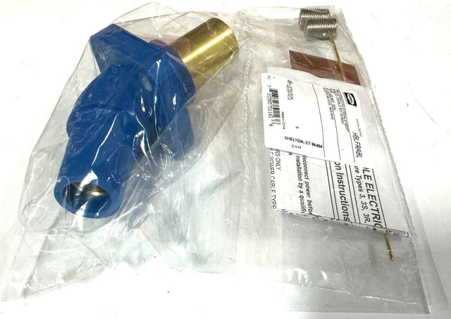 400 AMP HUBBELL SERIES 16 CAMLOCK DEVICE PANEL ANGLE RECEPT FEMALE 600V HBLFRABL Hubbell