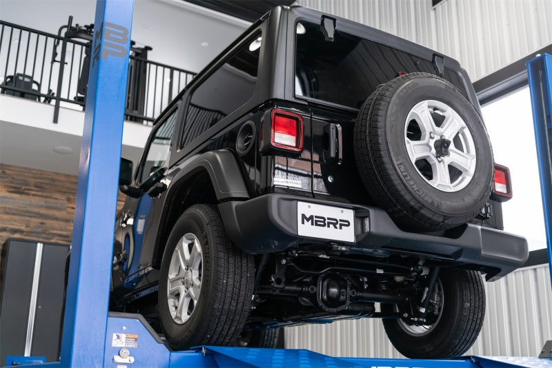 Échappement arrière simple de 2,5 pouces pour Jeep Wrangler JL MBRP 18-20 - T304