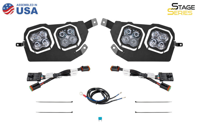 Kit de support de montage de phare à LED Diode Dynamics 14-23 Polaris RZR XP SS3