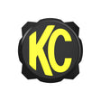 6" PRO6 GRAVITY® LIGHT COVER - BLACK / YELLOW KC LOGO KC Hilites