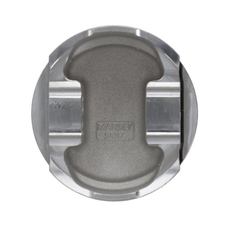 Pistons plats Manley 03-06 Evo 8/9 (7 boulons 4G63T) 85 mm alésage standard 9,0:1 avec segments