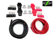 Military Style Dual Battery Terminal 1/0 Gauge Relocation Wire Kit tinned lugs AC/DC WIRE AND SUPPLY
