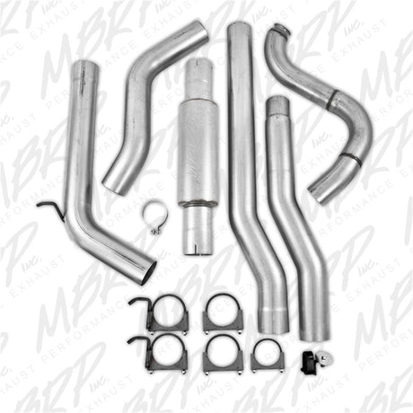 MBRP 88-93 Dodge 2500/3500 Cummins 5.9L 4WD UNIQUEMENT Turbo Back Sortie latérale unique Échappement série P