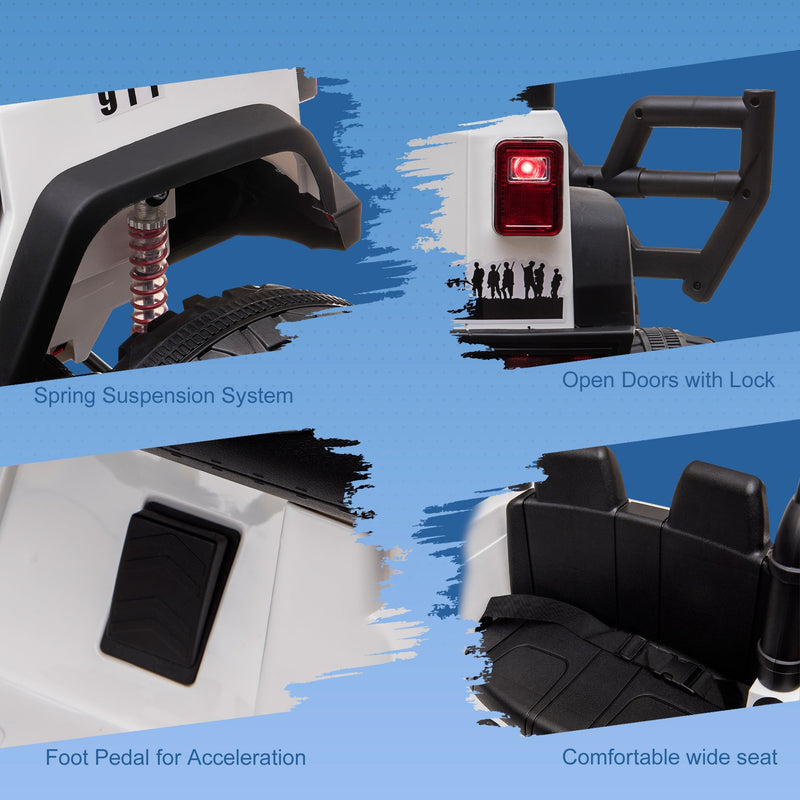 Electric Kids UTV Truck with Bluetooth Music and Dual Motors